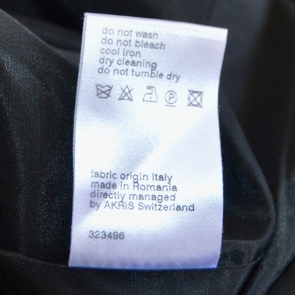 Akris Punto Black Beaded Appliqué Cocktail Dress  Size  6– Switzerland 🇨🇭 - Picture 14 of 16